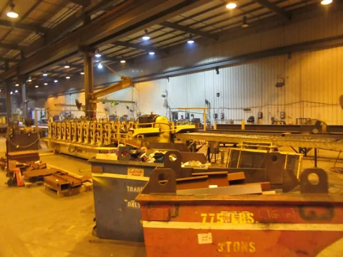 Photo #38 of ASSETS SURPLUS TO THE ONGOING OPERATIONS OF AMERICAN BUILDINGS COMPANY (A NUCOR COMPANY) - COMPLETE PURLIN LINE, BRADBURY SIDING & STANDING SEAM ROLLFORMERS, 33' X 225 TON PACIFIC CNC HYDRAULIC PRESS BRAKE - (2) 16'6" X 225 TON PACIFIC CNC HYDRAULIC
