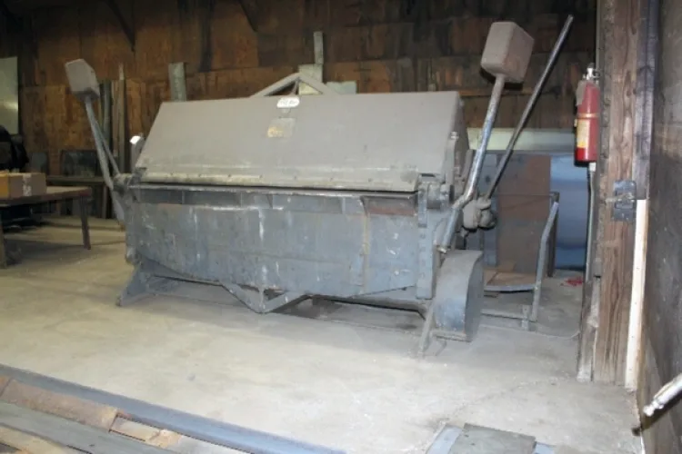 Photo #46 of MAJOR METAL FABRICATING SALE OF THE YEAR, MAKING ROOM FOR NEW BUILDING CONSTRUCTION - BAND SAWS, CNC TURRET PUNCH PRESS, CUT-TO-LENGTH LINE, EMBOSSER, FABRICATORS, FLANGING & CIRCLE SHEARS, OVERHEAD BRIDGE CRANES, PLATE BEVELER, PRESS BRAKES,