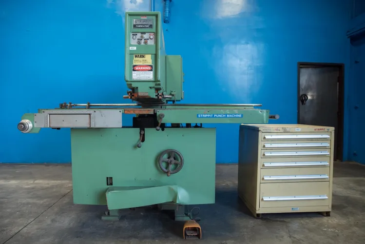 Photo #52 of MAJOR METAL FABRICATING SALE OF THE YEAR, MAKING ROOM FOR NEW BUILDING CONSTRUCTION - BAND SAWS, CNC TURRET PUNCH PRESS, CUT-TO-LENGTH LINE, EMBOSSER, FABRICATORS, FLANGING & CIRCLE SHEARS, OVERHEAD BRIDGE CRANES, PLATE BEVELER, PRESS BRAKES,