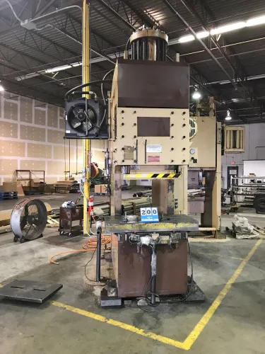 Photo #74 of MAJOR METAL FABRICATING SALE OF THE YEAR, MAKING ROOM FOR NEW BUILDING CONSTRUCTION - BAND SAWS, CNC TURRET PUNCH PRESS, CUT-TO-LENGTH LINE, EMBOSSER, FABRICATORS, FLANGING & CIRCLE SHEARS, OVERHEAD BRIDGE CRANES, PLATE BEVELER, PRESS BRAKES,