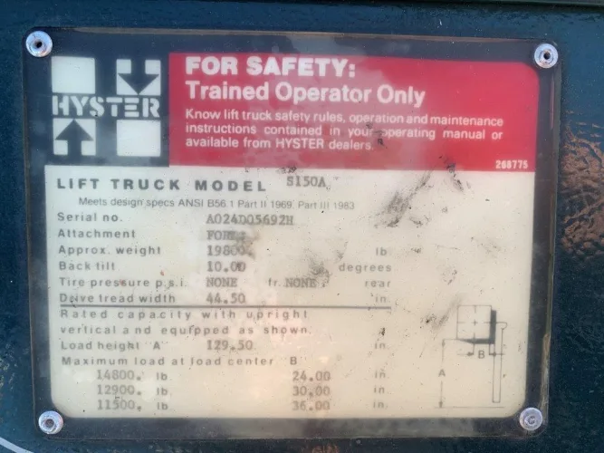 Photo #63 of ITEMS SURPLUS TO THE ONGOING OPERATIONS OF INTERNATIONAL INDUSTRIAL CONTRACTING, AN EXCEPTIONALLY MAINTAINED FLEET OF RIGGING EQUIPMENT - IICC