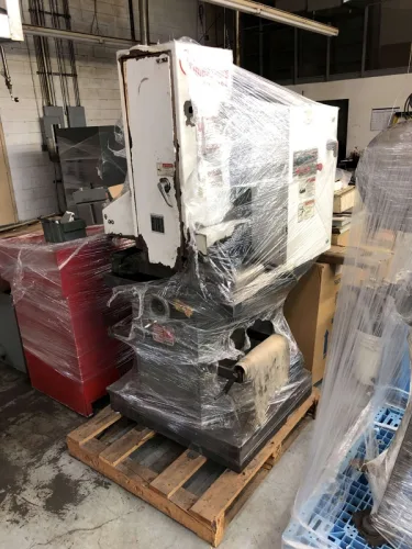 Photo #6 of 2011 AMADA QUATTRO 2,000-WATT CNC LASER, KOMATSU 200 TON GAP FRAME VARI-SPEED PRESS, (2) BRIDGEPORT SERIES 1 VERTICAL MILLS, CUT KING LATHE, CAT 3,000 LB. CAP. ELECTRIC FORKLIFT, AIR COMPRESSORS & MORE - ASSETS SURPLUS TO THE ONGOING OPERATIONS OF
