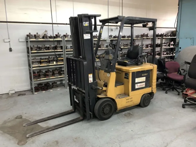 Photo #11 of 2011 AMADA QUATTRO 2,000-WATT CNC LASER, KOMATSU 200 TON GAP FRAME VARI-SPEED PRESS, (2) BRIDGEPORT SERIES 1 VERTICAL MILLS, CUT KING LATHE, CAT 3,000 LB. CAP. ELECTRIC FORKLIFT, AIR COMPRESSORS & MORE - ASSETS SURPLUS TO THE ONGOING OPERATIONS OF