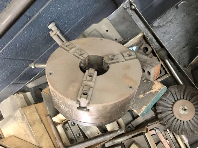 Photo #14 of 2011 AMADA QUATTRO 2,000-WATT CNC LASER, KOMATSU 200 TON GAP FRAME VARI-SPEED PRESS, (2) BRIDGEPORT SERIES 1 VERTICAL MILLS, CUT KING LATHE, CAT 3,000 LB. CAP. ELECTRIC FORKLIFT, AIR COMPRESSORS & MORE - ASSETS SURPLUS TO THE ONGOING OPERATIONS OF
