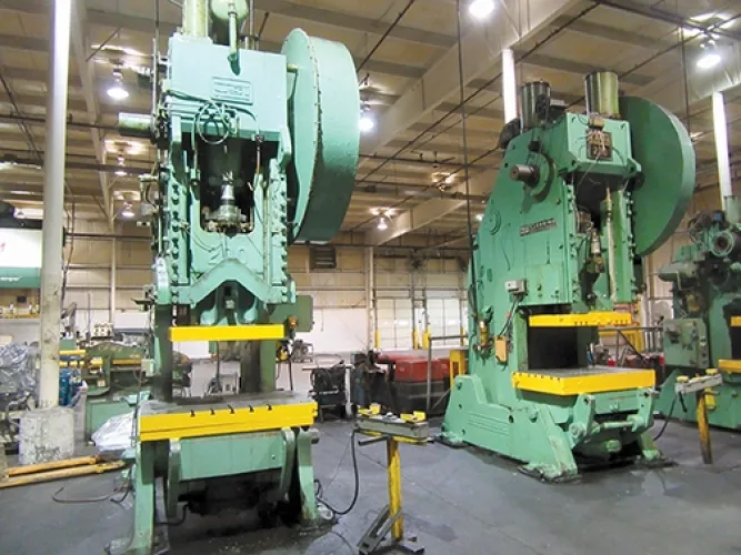 Photo #1 of METAL STAMPING FACILITY INCLUDING HEIM, MINSTER, NIAGARA, BLISS, DANLY STAMPING PRESSES & FABRICATION FACILITY INCLUDING LASERS, PRESS BRAKES, AND MORE - ERNEST INDUSTRIES CO