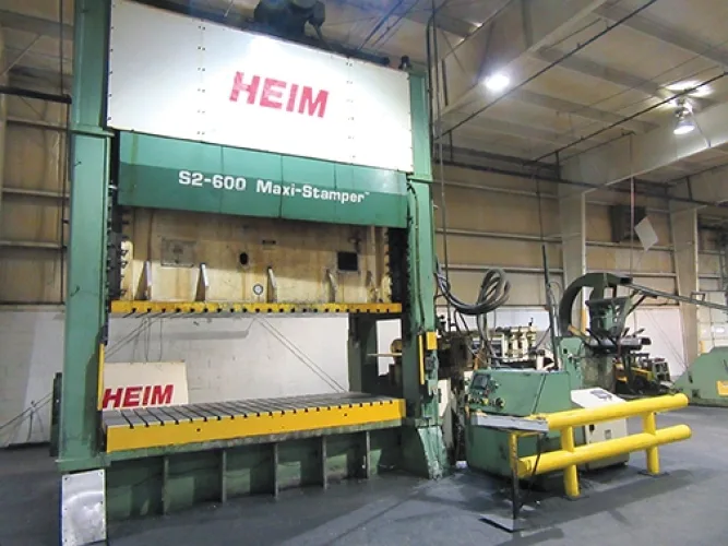 Photo #9 of METAL STAMPING FACILITY INCLUDING HEIM, MINSTER, NIAGARA, BLISS, DANLY STAMPING PRESSES & FABRICATION FACILITY INCLUDING LASERS, PRESS BRAKES, AND MORE - ERNEST INDUSTRIES CO