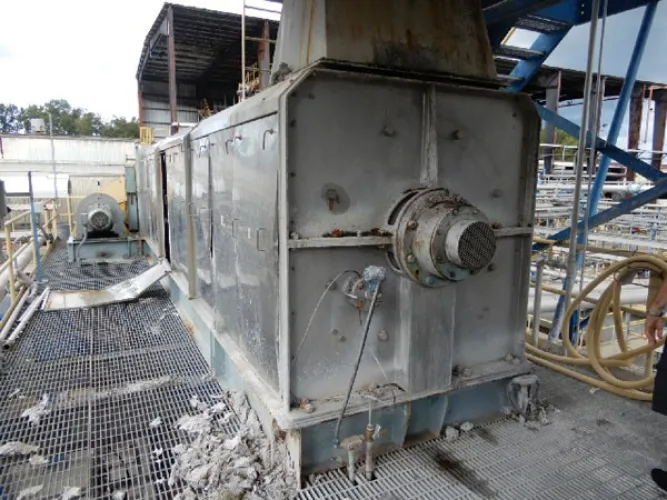 Photo #1 of PAPER EQUIPMENT AUCTION, FEATURING: FKC SINGLE & TWIN SCREW PRESS, KROFTA CLARIFIER, ANDRITZ WET LAP LINE, CALENDAR STACKS, VACUUM PUMPS, SCREENS, ROLL SPLITTER, FORK TRUCKS & ROLL CLAMP TRUCKS, CRANES, BANDSAWS, KNIFE GRINDERS, CYLINDRICAL GRINDERS,