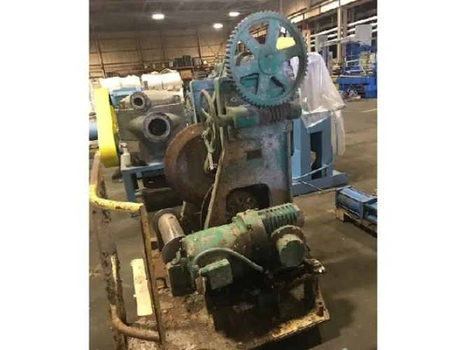 Photo #5 of PAPER EQUIPMENT AUCTION, FEATURING: FKC SINGLE & TWIN SCREW PRESS, KROFTA CLARIFIER, ANDRITZ WET LAP LINE, CALENDAR STACKS, VACUUM PUMPS, SCREENS, ROLL SPLITTER, FORK TRUCKS & ROLL CLAMP TRUCKS, CRANES, BANDSAWS, KNIFE GRINDERS, CYLINDRICAL GRINDERS,