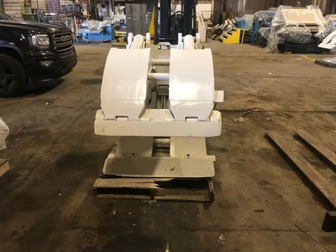 Photo #19 of PAPER EQUIPMENT AUCTION, FEATURING: FKC SINGLE & TWIN SCREW PRESS, KROFTA CLARIFIER, ANDRITZ WET LAP LINE, CALENDAR STACKS, VACUUM PUMPS, SCREENS, ROLL SPLITTER, FORK TRUCKS & ROLL CLAMP TRUCKS, CRANES, BANDSAWS, KNIFE GRINDERS, CYLINDRICAL GRINDERS,