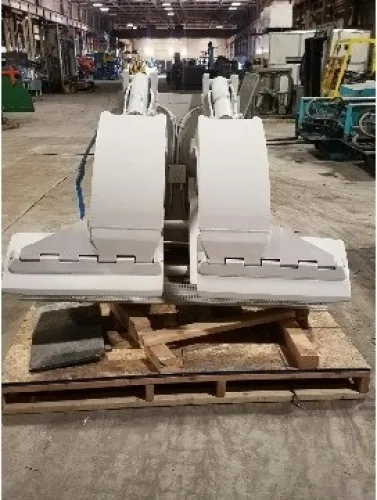 Photo #20 of PAPER EQUIPMENT AUCTION, FEATURING: FKC SINGLE & TWIN SCREW PRESS, KROFTA CLARIFIER, ANDRITZ WET LAP LINE, CALENDAR STACKS, VACUUM PUMPS, SCREENS, ROLL SPLITTER, FORK TRUCKS & ROLL CLAMP TRUCKS, CRANES, BANDSAWS, KNIFE GRINDERS, CYLINDRICAL GRINDERS,