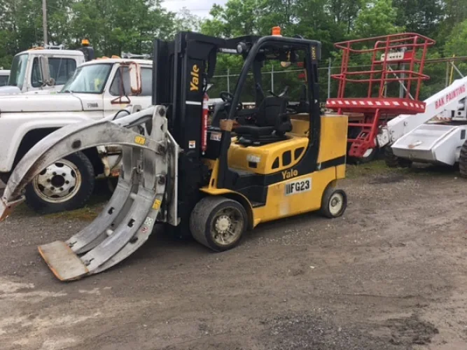 Photo #29 of PAPER EQUIPMENT AUCTION, FEATURING: FKC SINGLE & TWIN SCREW PRESS, KROFTA CLARIFIER, ANDRITZ WET LAP LINE, CALENDAR STACKS, VACUUM PUMPS, SCREENS, ROLL SPLITTER, FORK TRUCKS & ROLL CLAMP TRUCKS, CRANES, BANDSAWS, KNIFE GRINDERS, CYLINDRICAL GRINDERS,