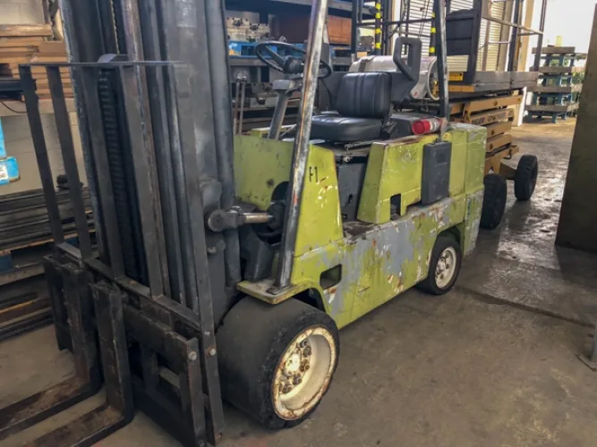Photo #32 of PAPER EQUIPMENT AUCTION, FEATURING: FKC SINGLE & TWIN SCREW PRESS, KROFTA CLARIFIER, ANDRITZ WET LAP LINE, CALENDAR STACKS, VACUUM PUMPS, SCREENS, ROLL SPLITTER, FORK TRUCKS & ROLL CLAMP TRUCKS, CRANES, BANDSAWS, KNIFE GRINDERS, CYLINDRICAL GRINDERS,