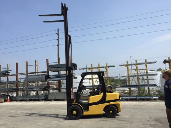 Photo #36 of PAPER EQUIPMENT AUCTION, FEATURING: FKC SINGLE & TWIN SCREW PRESS, KROFTA CLARIFIER, ANDRITZ WET LAP LINE, CALENDAR STACKS, VACUUM PUMPS, SCREENS, ROLL SPLITTER, FORK TRUCKS & ROLL CLAMP TRUCKS, CRANES, BANDSAWS, KNIFE GRINDERS, CYLINDRICAL GRINDERS,