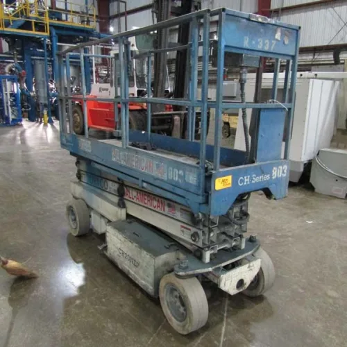 Photo #39 of PAPER EQUIPMENT AUCTION, FEATURING: FKC SINGLE & TWIN SCREW PRESS, KROFTA CLARIFIER, ANDRITZ WET LAP LINE, CALENDAR STACKS, VACUUM PUMPS, SCREENS, ROLL SPLITTER, FORK TRUCKS & ROLL CLAMP TRUCKS, CRANES, BANDSAWS, KNIFE GRINDERS, CYLINDRICAL GRINDERS,