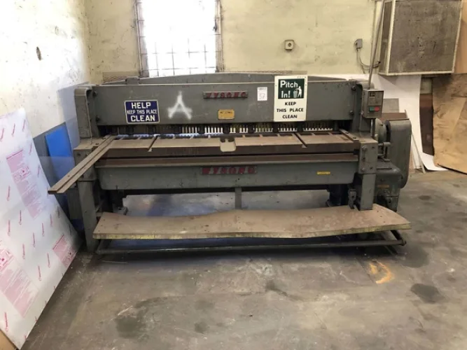 Photo #55 of PAPER EQUIPMENT AUCTION, FEATURING: FKC SINGLE & TWIN SCREW PRESS, KROFTA CLARIFIER, ANDRITZ WET LAP LINE, CALENDAR STACKS, VACUUM PUMPS, SCREENS, ROLL SPLITTER, FORK TRUCKS & ROLL CLAMP TRUCKS, CRANES, BANDSAWS, KNIFE GRINDERS, CYLINDRICAL GRINDERS,