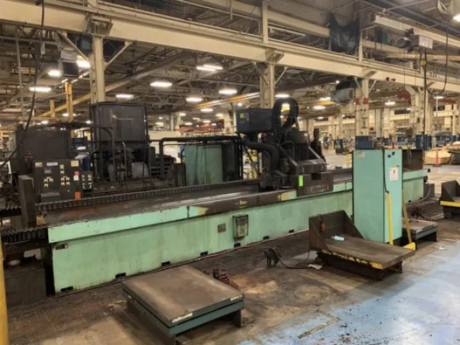 Photo #59 of PAPER EQUIPMENT AUCTION, FEATURING: FKC SINGLE & TWIN SCREW PRESS, KROFTA CLARIFIER, ANDRITZ WET LAP LINE, CALENDAR STACKS, VACUUM PUMPS, SCREENS, ROLL SPLITTER, FORK TRUCKS & ROLL CLAMP TRUCKS, CRANES, BANDSAWS, KNIFE GRINDERS, CYLINDRICAL GRINDERS,
