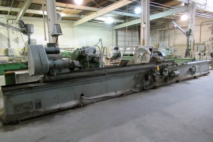 Photo #62 of PAPER EQUIPMENT AUCTION, FEATURING: FKC SINGLE & TWIN SCREW PRESS, KROFTA CLARIFIER, ANDRITZ WET LAP LINE, CALENDAR STACKS, VACUUM PUMPS, SCREENS, ROLL SPLITTER, FORK TRUCKS & ROLL CLAMP TRUCKS, CRANES, BANDSAWS, KNIFE GRINDERS, CYLINDRICAL GRINDERS,