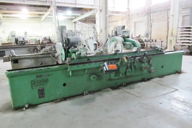 Photo #63 of PAPER EQUIPMENT AUCTION, FEATURING: FKC SINGLE & TWIN SCREW PRESS, KROFTA CLARIFIER, ANDRITZ WET LAP LINE, CALENDAR STACKS, VACUUM PUMPS, SCREENS, ROLL SPLITTER, FORK TRUCKS & ROLL CLAMP TRUCKS, CRANES, BANDSAWS, KNIFE GRINDERS, CYLINDRICAL GRINDERS,