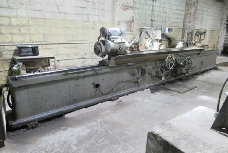 Photo #64 of PAPER EQUIPMENT AUCTION, FEATURING: FKC SINGLE & TWIN SCREW PRESS, KROFTA CLARIFIER, ANDRITZ WET LAP LINE, CALENDAR STACKS, VACUUM PUMPS, SCREENS, ROLL SPLITTER, FORK TRUCKS & ROLL CLAMP TRUCKS, CRANES, BANDSAWS, KNIFE GRINDERS, CYLINDRICAL GRINDERS,