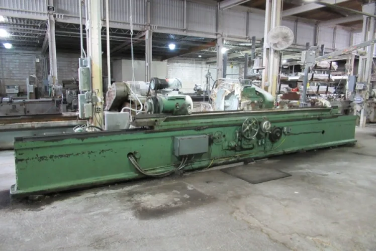Photo #65 of PAPER EQUIPMENT AUCTION, FEATURING: FKC SINGLE & TWIN SCREW PRESS, KROFTA CLARIFIER, ANDRITZ WET LAP LINE, CALENDAR STACKS, VACUUM PUMPS, SCREENS, ROLL SPLITTER, FORK TRUCKS & ROLL CLAMP TRUCKS, CRANES, BANDSAWS, KNIFE GRINDERS, CYLINDRICAL GRINDERS,