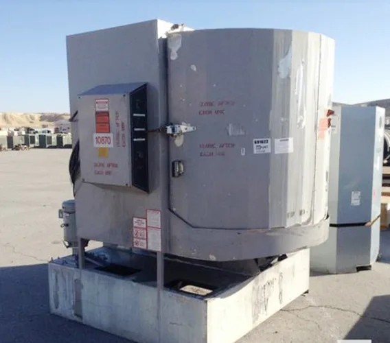 Photo #68 of PAPER EQUIPMENT AUCTION, FEATURING: FKC SINGLE & TWIN SCREW PRESS, KROFTA CLARIFIER, ANDRITZ WET LAP LINE, CALENDAR STACKS, VACUUM PUMPS, SCREENS, ROLL SPLITTER, FORK TRUCKS & ROLL CLAMP TRUCKS, CRANES, BANDSAWS, KNIFE GRINDERS, CYLINDRICAL GRINDERS,