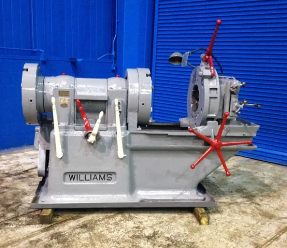 Photo #72 of PAPER EQUIPMENT AUCTION, FEATURING: FKC SINGLE & TWIN SCREW PRESS, KROFTA CLARIFIER, ANDRITZ WET LAP LINE, CALENDAR STACKS, VACUUM PUMPS, SCREENS, ROLL SPLITTER, FORK TRUCKS & ROLL CLAMP TRUCKS, CRANES, BANDSAWS, KNIFE GRINDERS, CYLINDRICAL GRINDERS,