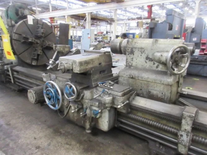 Photo #80 of PAPER EQUIPMENT AUCTION, FEATURING: FKC SINGLE & TWIN SCREW PRESS, KROFTA CLARIFIER, ANDRITZ WET LAP LINE, CALENDAR STACKS, VACUUM PUMPS, SCREENS, ROLL SPLITTER, FORK TRUCKS & ROLL CLAMP TRUCKS, CRANES, BANDSAWS, KNIFE GRINDERS, CYLINDRICAL GRINDERS,