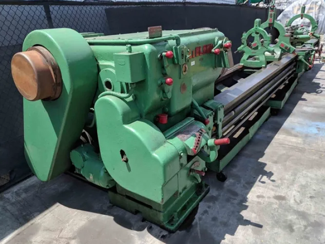 Photo #83 of PAPER EQUIPMENT AUCTION, FEATURING: FKC SINGLE & TWIN SCREW PRESS, KROFTA CLARIFIER, ANDRITZ WET LAP LINE, CALENDAR STACKS, VACUUM PUMPS, SCREENS, ROLL SPLITTER, FORK TRUCKS & ROLL CLAMP TRUCKS, CRANES, BANDSAWS, KNIFE GRINDERS, CYLINDRICAL GRINDERS,