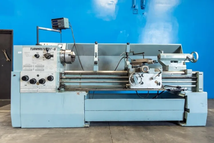Photo #87 of PAPER EQUIPMENT AUCTION, FEATURING: FKC SINGLE & TWIN SCREW PRESS, KROFTA CLARIFIER, ANDRITZ WET LAP LINE, CALENDAR STACKS, VACUUM PUMPS, SCREENS, ROLL SPLITTER, FORK TRUCKS & ROLL CLAMP TRUCKS, CRANES, BANDSAWS, KNIFE GRINDERS, CYLINDRICAL GRINDERS,