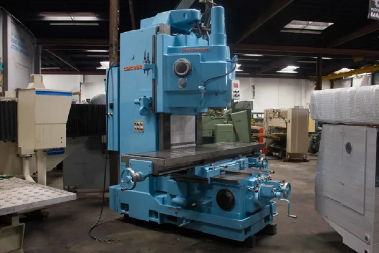 Photo #88 of PAPER EQUIPMENT AUCTION, FEATURING: FKC SINGLE & TWIN SCREW PRESS, KROFTA CLARIFIER, ANDRITZ WET LAP LINE, CALENDAR STACKS, VACUUM PUMPS, SCREENS, ROLL SPLITTER, FORK TRUCKS & ROLL CLAMP TRUCKS, CRANES, BANDSAWS, KNIFE GRINDERS, CYLINDRICAL GRINDERS,