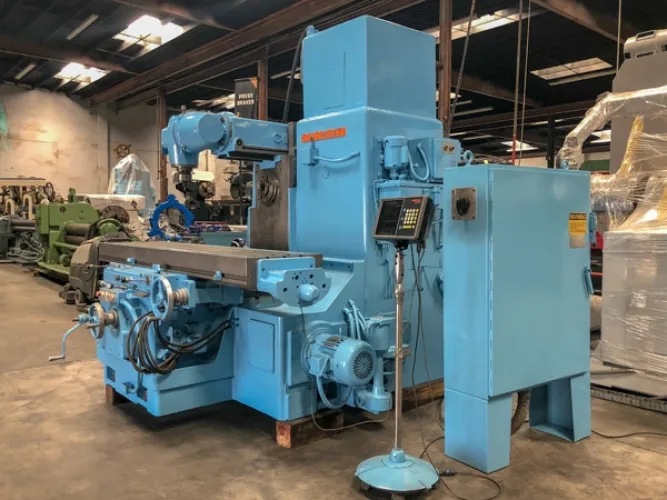 Photo #91 of PAPER EQUIPMENT AUCTION, FEATURING: FKC SINGLE & TWIN SCREW PRESS, KROFTA CLARIFIER, ANDRITZ WET LAP LINE, CALENDAR STACKS, VACUUM PUMPS, SCREENS, ROLL SPLITTER, FORK TRUCKS & ROLL CLAMP TRUCKS, CRANES, BANDSAWS, KNIFE GRINDERS, CYLINDRICAL GRINDERS,