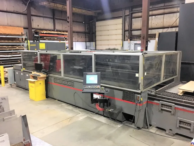 Photo #4 of COMPLETE 50,000 SF METAL FABRICATION FACILITY, FEATURING: CINCINNATI PRESS BRAKES, CINCINNATI LASER, BERTSCH PLATE ROLL, ANGLE & PIPE BENDERS, PACIFIC PRESSFORMER, B&S CMM, SWI-TRAK CNC LATHE & MILLS, FORKLIFTS & MUCH MORE - CONSOLIDATED