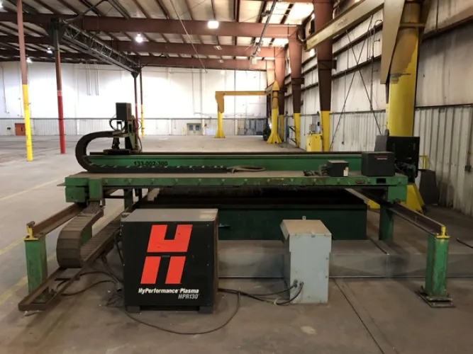Photo #4 of SURPLUS TO THE ONGOING OPERATIONS OF MANAC TRAILERS, FEATURING: KOIKE ARONSON & PRAXAIR CNC PLASMA CUTTING TABLES, 300 TON X 12' HACO CNC PRESS BRAKE, 1/2" X 10' ALLSTEEL SHEAR, RODRIGUE METAL 60 HP DUST COLLECTOR & MORE