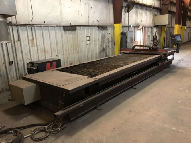 Photo #7 of SURPLUS TO THE ONGOING OPERATIONS OF MANAC TRAILERS, FEATURING: KOIKE ARONSON & PRAXAIR CNC PLASMA CUTTING TABLES, 300 TON X 12' HACO CNC PRESS BRAKE, 1/2" X 10' ALLSTEEL SHEAR, RODRIGUE METAL 60 HP DUST COLLECTOR & MORE