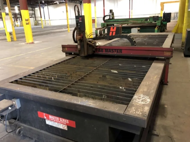 Photo #8 of SURPLUS TO THE ONGOING OPERATIONS OF MANAC TRAILERS, FEATURING: KOIKE ARONSON & PRAXAIR CNC PLASMA CUTTING TABLES, 300 TON X 12' HACO CNC PRESS BRAKE, 1/2" X 10' ALLSTEEL SHEAR, RODRIGUE METAL 60 HP DUST COLLECTOR & MORE