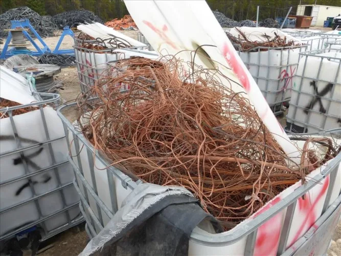 Photo #8 of CAMECO CORPORATION - COPPER WIRE, APPROXIMATELY 150,000 LBS OF STRIPPED WIRE & CABLE, SEMI-PROCESSED CABLE & NON-PROCESSED CABLE, SURPLUS TO ONGOING OPERATIONS