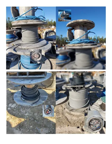 Photo #28 of CAMECO CORPORATION - COPPER WIRE, APPROXIMATELY 150,000 LBS OF STRIPPED WIRE & CABLE, SEMI-PROCESSED CABLE & NON-PROCESSED CABLE, SURPLUS TO ONGOING OPERATIONS