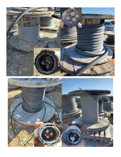 Photo #32 of CAMECO CORPORATION - COPPER WIRE, APPROXIMATELY 150,000 LBS OF STRIPPED WIRE & CABLE, SEMI-PROCESSED CABLE & NON-PROCESSED CABLE, SURPLUS TO ONGOING OPERATIONS