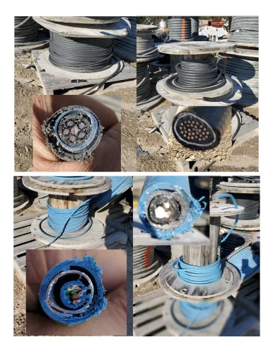 Photo #33 of CAMECO CORPORATION - COPPER WIRE, APPROXIMATELY 150,000 LBS OF STRIPPED WIRE & CABLE, SEMI-PROCESSED CABLE & NON-PROCESSED CABLE, SURPLUS TO ONGOING OPERATIONS