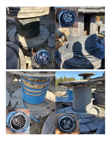 Photo #37 of CAMECO CORPORATION - COPPER WIRE, APPROXIMATELY 150,000 LBS OF STRIPPED WIRE & CABLE, SEMI-PROCESSED CABLE & NON-PROCESSED CABLE, SURPLUS TO ONGOING OPERATIONS