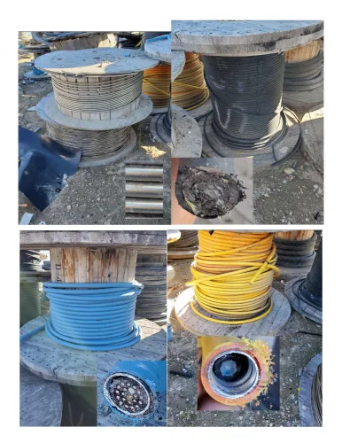 Photo #38 of CAMECO CORPORATION - COPPER WIRE, APPROXIMATELY 150,000 LBS OF STRIPPED WIRE & CABLE, SEMI-PROCESSED CABLE & NON-PROCESSED CABLE, SURPLUS TO ONGOING OPERATIONS