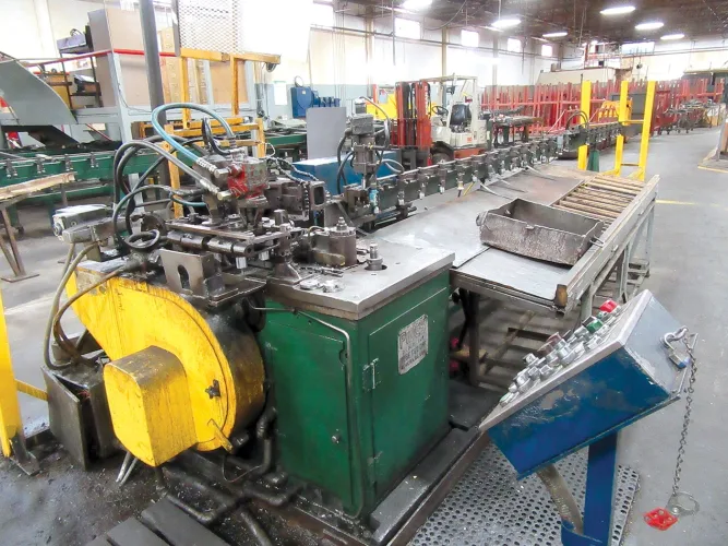 Photo #1 of ASSETS OF A TUBE MANUFACTURING FACILITY, FEATURING: (3) VAN_HUFFEL 12 STAND HYDRAULIC TUBE FORMING MILLS, YODER 6 STAND HYDRAULIC TUBE FORMING MILL, HAVEN, ORLICK & PINES TUBE CUT OFF SAWS, PINES VERTICAL TUBE BENDING MACHINE & MUCH MORE - KIRK