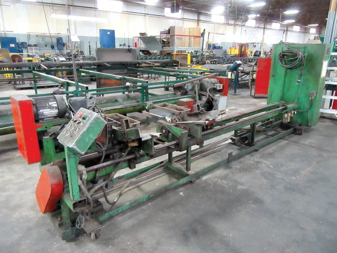 Photo #9 of ASSETS OF A TUBE MANUFACTURING FACILITY, FEATURING: (3) VAN_HUFFEL 12 STAND HYDRAULIC TUBE FORMING MILLS, YODER 6 STAND HYDRAULIC TUBE FORMING MILL, HAVEN, ORLICK & PINES TUBE CUT OFF SAWS, PINES VERTICAL TUBE BENDING MACHINE & MUCH MORE - KIRK