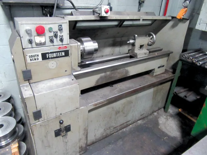 Photo #15 of ASSETS OF A TUBE MANUFACTURING FACILITY, FEATURING: (3) VAN_HUFFEL 12 STAND HYDRAULIC TUBE FORMING MILLS, YODER 6 STAND HYDRAULIC TUBE FORMING MILL, HAVEN, ORLICK & PINES TUBE CUT OFF SAWS, PINES VERTICAL TUBE BENDING MACHINE & MUCH MORE - KIRK