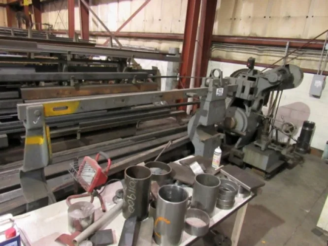 Photo #25 of FABRICATION & METALWORKING MACHINERY SALE - OVER 100 MACHINES! METAL FABRICATION, CUT-TO-LENGTH LINE, ROLL FORMING, SHEARS, BRAKES, PRESSES - STRAIGHT SIDE/COMPACTION/DOUBLE CRANK/OBI/WHEEL/C-FRAME, ROLLS, SAWS, GRINDERS, MILLS -