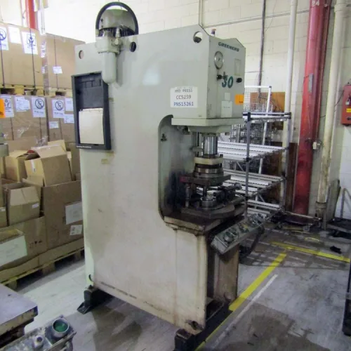Photo #26 of FABRICATION & METALWORKING MACHINERY SALE - OVER 100 MACHINES! METAL FABRICATION, CUT-TO-LENGTH LINE, ROLL FORMING, SHEARS, BRAKES, PRESSES - STRAIGHT SIDE/COMPACTION/DOUBLE CRANK/OBI/WHEEL/C-FRAME, ROLLS, SAWS, GRINDERS, MILLS -