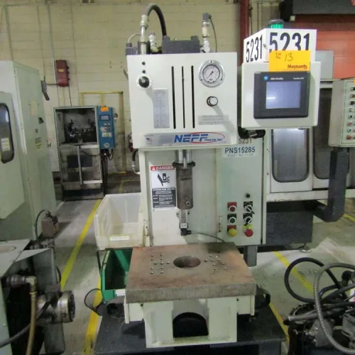 Photo #27 of FABRICATION & METALWORKING MACHINERY SALE - OVER 100 MACHINES! METAL FABRICATION, CUT-TO-LENGTH LINE, ROLL FORMING, SHEARS, BRAKES, PRESSES - STRAIGHT SIDE/COMPACTION/DOUBLE CRANK/OBI/WHEEL/C-FRAME, ROLLS, SAWS, GRINDERS, MILLS -
