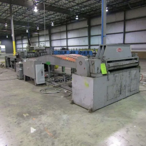 Photo #35 of FABRICATION & METALWORKING MACHINERY SALE - OVER 100 MACHINES! METAL FABRICATION, CUT-TO-LENGTH LINE, ROLL FORMING, SHEARS, BRAKES, PRESSES - STRAIGHT SIDE/COMPACTION/DOUBLE CRANK/OBI/WHEEL/C-FRAME, ROLLS, SAWS, GRINDERS, MILLS -