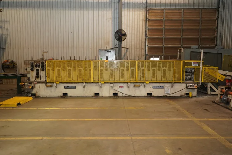Photo #39 of FABRICATION & METALWORKING MACHINERY SALE - OVER 100 MACHINES! METAL FABRICATION, CUT-TO-LENGTH LINE, ROLL FORMING, SHEARS, BRAKES, PRESSES - STRAIGHT SIDE/COMPACTION/DOUBLE CRANK/OBI/WHEEL/C-FRAME, ROLLS, SAWS, GRINDERS, MILLS -