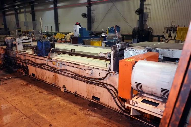Photo #40 of FABRICATION & METALWORKING MACHINERY SALE - OVER 100 MACHINES! METAL FABRICATION, CUT-TO-LENGTH LINE, ROLL FORMING, SHEARS, BRAKES, PRESSES - STRAIGHT SIDE/COMPACTION/DOUBLE CRANK/OBI/WHEEL/C-FRAME, ROLLS, SAWS, GRINDERS, MILLS -